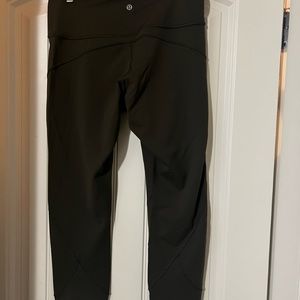 Lululemon leggings. Size 10. Dark Green. Maybe worn once.